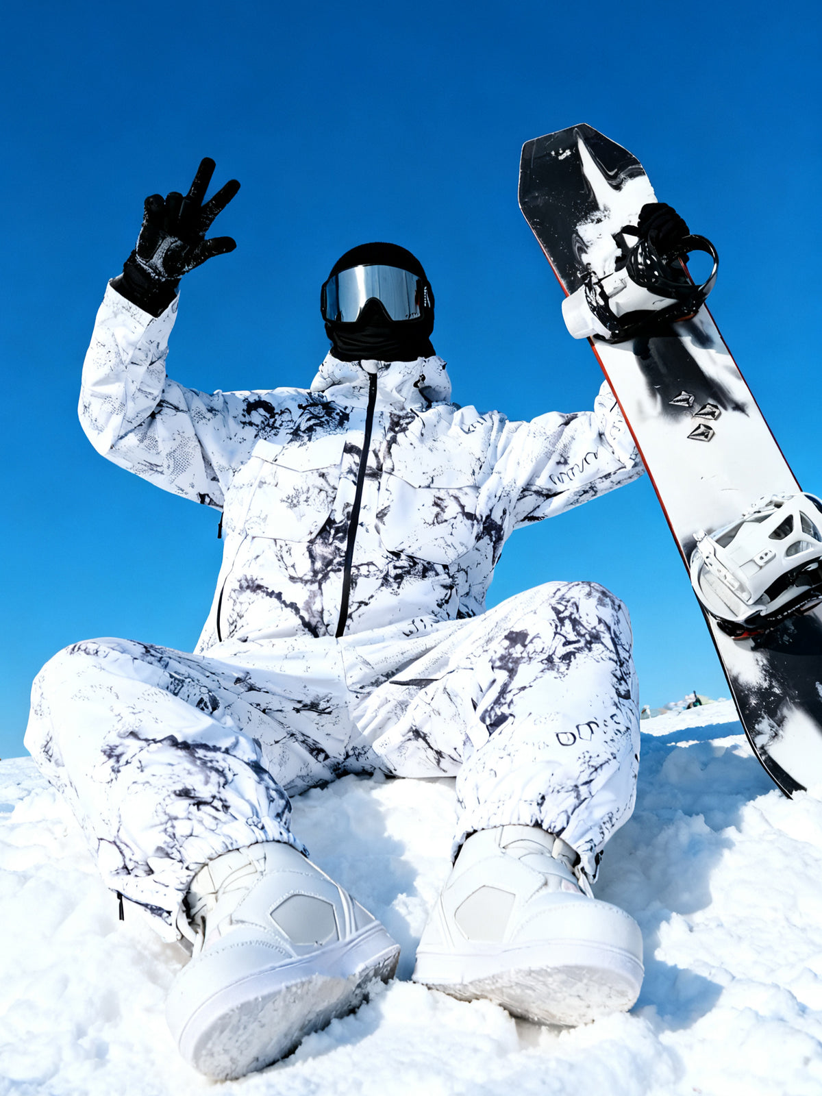 2025新款3L滑雪服男款套装防水防风加厚专业保暖冬季滑雪衣裤套装