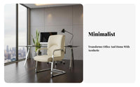 Upholstered managerial Armchair Thick paddinging Computer Chair Padded Armrests