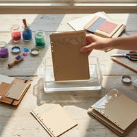 Mirror Finish A4 A5 A6 Notebook Resin Silicone Mold for DIY Epoxy Journal Covers