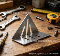 新品  斜方块米尺三角铁尺Miter Square三角铁尺测量工具五金量具