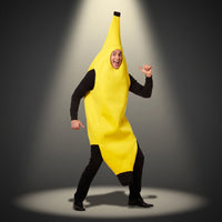 Banana Costume Bright Bright Yellow Fruit Tunic Costume   Outfit for Halloween