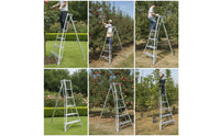 Triangular Orchard Ladder Non-Slip Tripod Ladder Stable Heavy-Duty for Orchardists