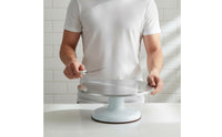 Effortless 360° Rotation Cake Turntable Non-Slip Rotating Cake Decorating Stand Easy to Clean 12 Inch Aluminum Alloy Turntable Heavy Duty for Bakers, Pastry Chefs, Bakery