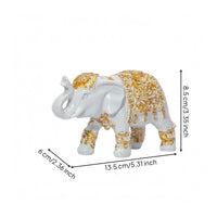 Resin Elephant Figurine Ornate Elephant Figurine Modern Elegant Design
