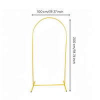 Golden Wedding Arch Wrought Iron Gold Wedding Arch Long-Lasting for Outdoor