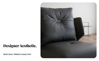 Curved Spine Armchair Light Luxury Aesthetic Lounge Chair Designer Inspired Modern Design for Office, Reception Area