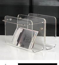 Creative Nordic Acrylic Bookend for Desk Organization