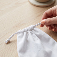 Luxury Suede Drawstring Dust Bag for Underwear & Clothing Storage
