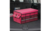 Car Trunk Storage Box with Lid Space-Saving for Travelers, Campers