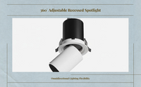 360° adjustable COB LED spotlight