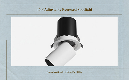 360° adjustable COB LED spotlight