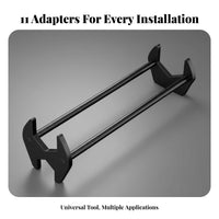 DIY-Friendly Multi-Head Sink Installer Long-Lasting Multi-Head Faucet Installer accessibleSlot Design Basin Wrench Anti-Slip Grip for Plumbers, Maintenance Workers, Homeowners, Bathroom, Home Repair, Kitchen