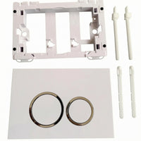 Concealed Cistern Flush Panel Smooth Finish Wall Mounted Toilet Flush Panel