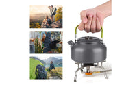 0.8 L Easy to Clean 0.8L Camping Teapot Corrosion-Resistant Camping Coffee Pot Mesh Bag Included for Hiking, Picnic, Travel