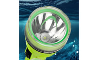 Bright Diving Headlamp with Strap Handheld Diving Flashlight Adjustable Waterproof Torch Strong for Night Fishing