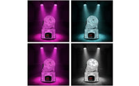 Bright Moving Head Par Light Sound-Activated LED Stage Light with Rotating Yoke Compact Lighting Fixture Professional for Performers