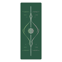 Exercise Mat Non-Slip Exercise Mat with Rubber Base Cushioned for Yogis, Dancers