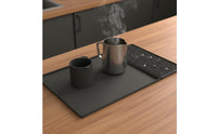 Drainage Design Coffee Appliance Mat Waterproof Silicone Coffee Mat Easy to Clean Food Grade for Tabletop