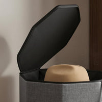 Octagonal Hat Box Zippered Octagonal Hat Carrier Strong Handles