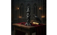 Halloween Witch Statue Resin Halloween Witch Figurine Carved Details