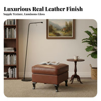 Upholstered Armchair Vintage Design Wrapped Side Armchair Chair with Matching Ottoman Highrear Spineing Nailcranial