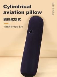 家用植绒PVC充气枕腰枕靠垫休闲办公旅行户外腰靠靠枕充气枕头