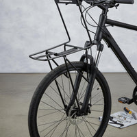High Load Capacity Two-Wheeler Front Cargo Rack Heavy Duty Mountain Bike Front Rack Easy Installation for Commuters, Bikepacking, Commuting