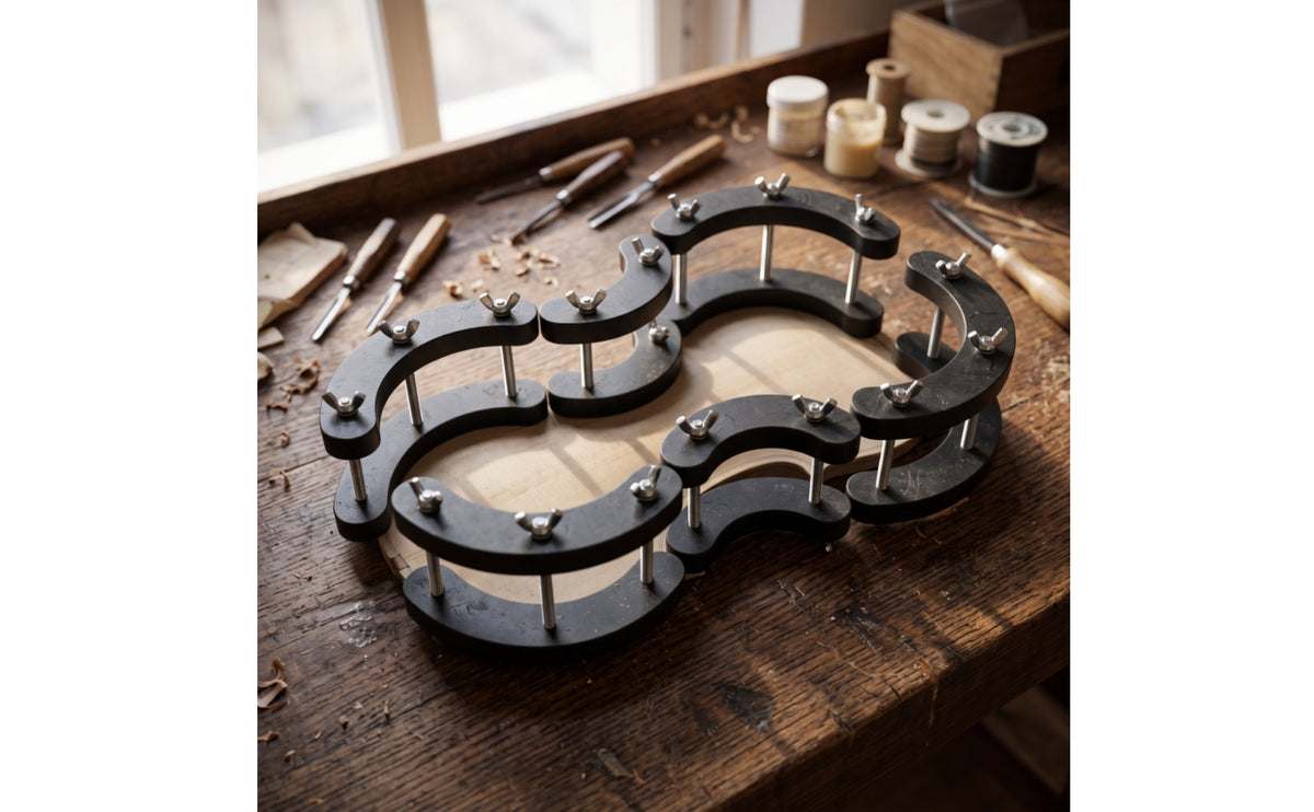 6 Pieces Violin Repair Clamps Non-Marring Violin Gluing Clamps for Luthiers