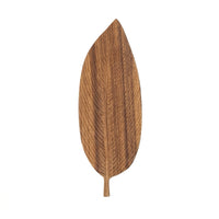 Walnut Wood Leaf Plate - Light Luxury Retro Serving Tray