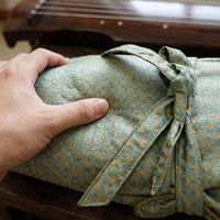 Guqin Carrying Case, Portable Song Brocade Thickened Guqin Bag with Reinforced Straps