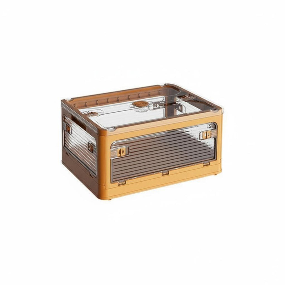 Foldable Book Storage Box Tool-without Cost Assembly Folding Plastic Organizer