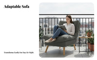 Adjustable Backrest Lounger Foldable Design Adjustable Floor Lounger Multi-Position Ergonomic Support for Teens, Hobbyists
