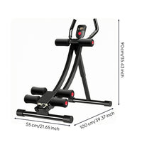 Ab Cores Exercise Machine Curved Frame Core Exercise Machine Sturdy Home Fitness Equipment for Indoors