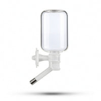 Cage Water Dispenser Transparent Pet Water Dispenser Easy to Install for Rabbits