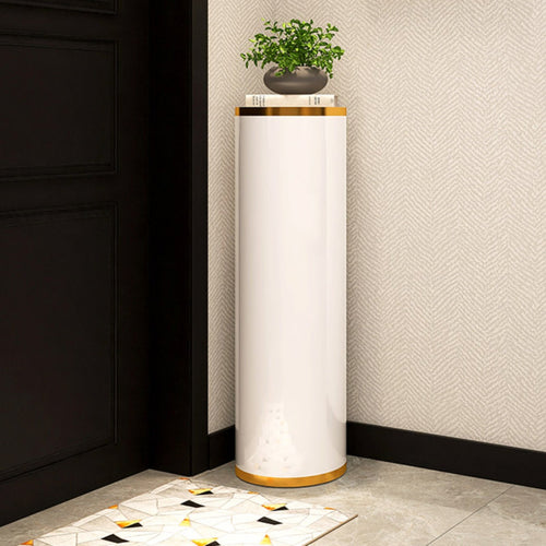 Rotating Shoe Organizer Installation Cylindrical Shoe Rack Space-Saving Household Furniture for Homeowners, Families, Small Areas, Hallway, Closet