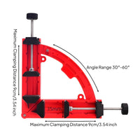 Multi Angle Board Clamp Sturdy Hand Tool for Woodworkers, Carpenters