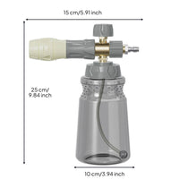 1000 Ml Pressure Washer Foam Dispenser Easy to Use Car Wash Foam Dispenser Quick Connector for Vehicle Cleaning