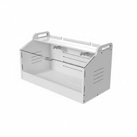 Breeding Incubator Box Transparent Top Brooding Chamber Slanted Front Opening