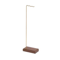 Solid Wood Brass Wind Chime Stand Multifunctional Desktop Wind Chime Rack Brush Jewelry Rack Pen Holder Decorative Ornament
