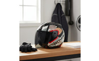 ABS Shell 3/4 Motorcycle Helmet Wind Protection Head Protector Clear Lens for Commuting