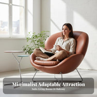 Three-Legged capsule Chair Nordic Design Single Sofa distinctive Shape for Lounge Area