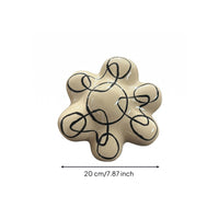 Cumulus-Shaped Ornament Glossy Resin Ornament Beige Home Decor for Coffee Table, Bookshelf, TV Cabinet