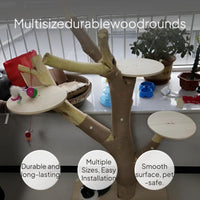 Solid Wood Cat Tree Climbing Board DIY Accessory