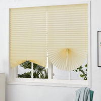 Self-Adhesive Blackout Pleated Blind for Bedroom and Commercial Use