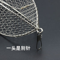 不锈钢诱饵笼海钓天平串钩钓组 沉底船钓 超大号打窝器钓鱼撒食蓝