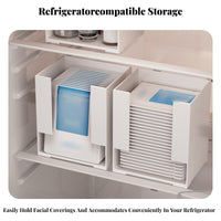 Facial Covering Dispenser Large Capacity Cosmetic Organizer Easy to Clean