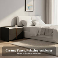 Bedside Storage Unit Sturdy Construction Single-Drawer Nightstand Easy to Clean