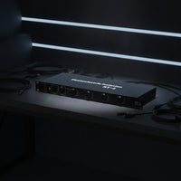 DMX512 Signal Splitter Amplifier Distributor DMX512 Signal Splitter Amplifier Rackmount Slimline for Lighting Technicians
