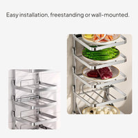 Stainless Steel Foldable Kitchen Organizer Rack
