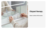Cosmetic Divider Tray Space-Saving Multi-Section Drawer Insert for Makeup Users